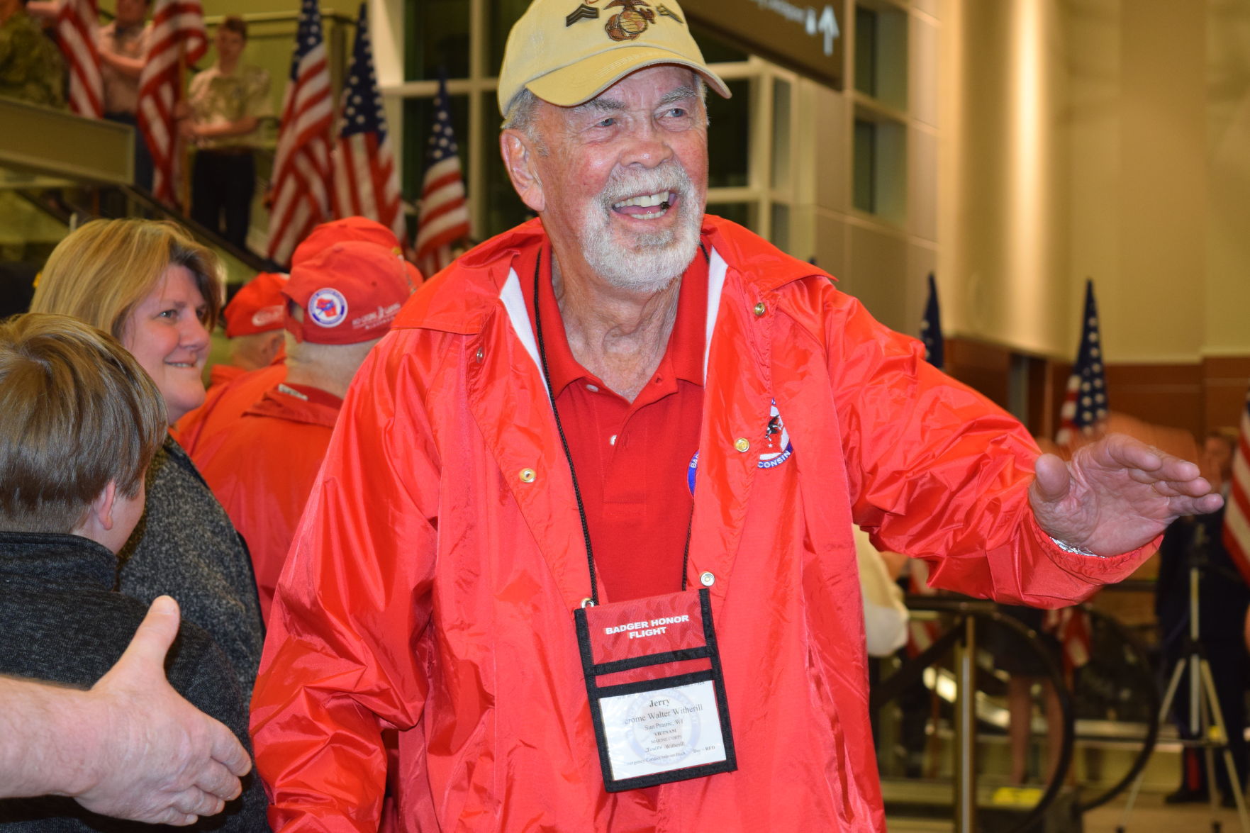Badger Honor Flight May 12, 2018- Jerry Witherill